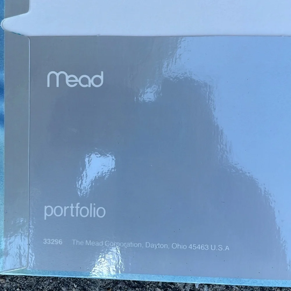 Vintage 80's Susan Sue Dawe Robot Pegasus Lot Mead Portfolio Notebook Folder USA